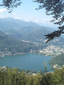 A view of Lake Ceresio