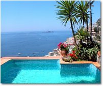 A private pool just for two, overlooking Positano.
