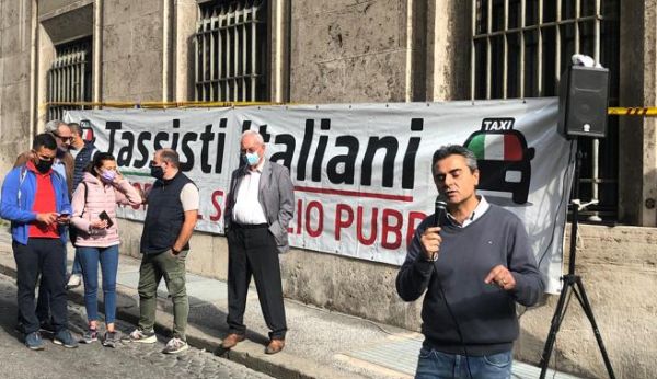 taxi strike Rome