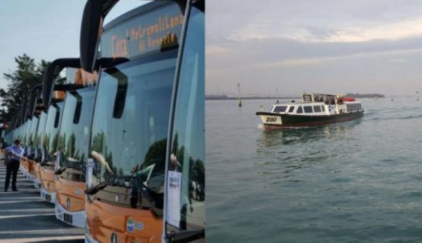 public transport strike Venice