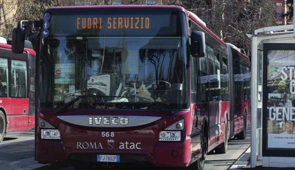 public transport strike rome