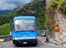SITA bus Amalfi - Salerno line