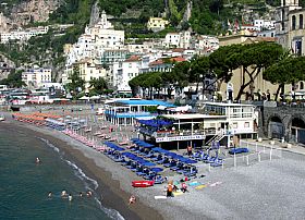 Marina Grande Beach in Amalfi