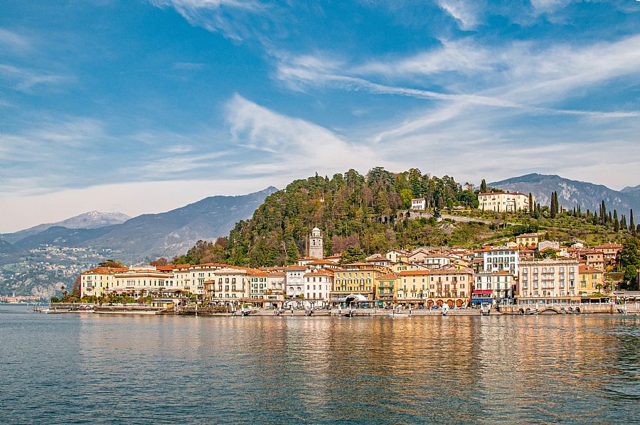 Cadenabbia Town In Lake Como Italy
