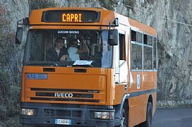 Buses on Capri