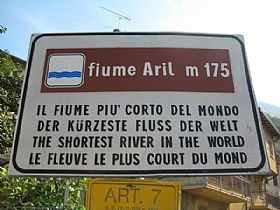 Aril River - The Shortest in the World