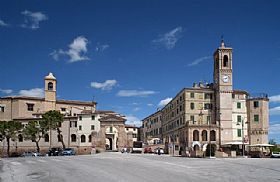 Morro D Alba Town In Marche Italy