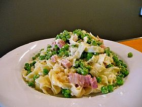 Fettuccine alla Papalina