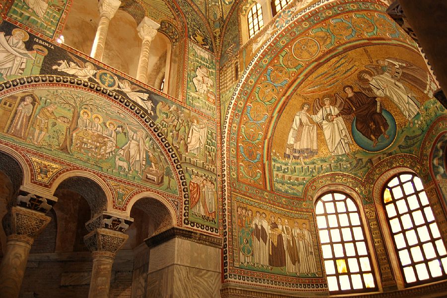 Basilica San Vitale Ravenna Church In Emilia Romagna Italy