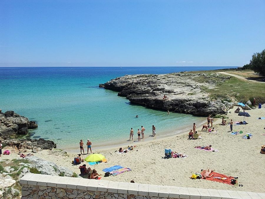 Beaches and Coves of Monopoli, Beach in Puglia, Italy