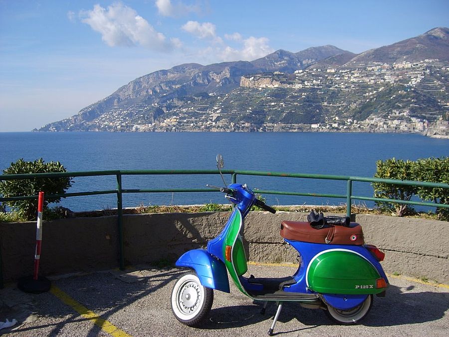 Praiano Scooter Rental, Tourist Service Amalfi Coast, Italy