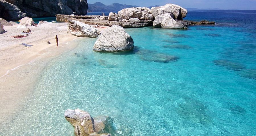 Cala Mariolu Beach In Sardinia Italy