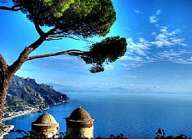 From the Heights of Ravello to the Sea in Minori
