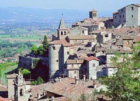 Badia Tedalda Town in Tuscany Italy