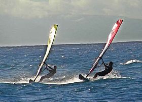 Windsurfing in Campania